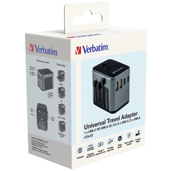 Verbatim Universal-Reiseadapter UTA-03, Reisestecker - Verbatim - vue 5
