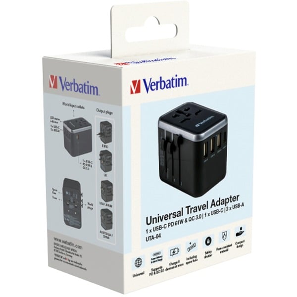 Verbatim Universal-Reiseadapter UTA-04, Reisestecker - Verbatim - vue 4