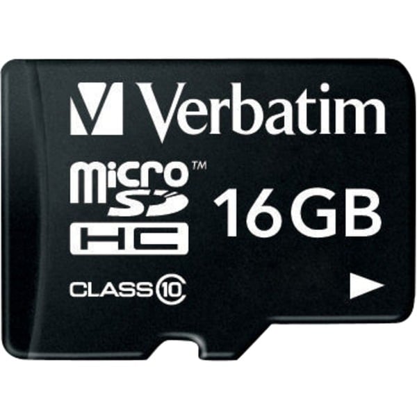 Verbatim microSDHC 16 GB Class 10, Speicherkarte - Verbatim
