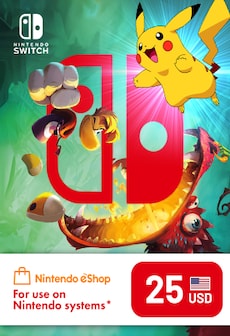 Nintendo eShop Card 25 USD - Nintendo eShop Key - UNITED STATES