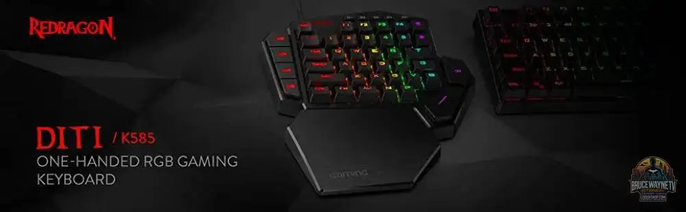 🎮 Clavier Mécanique Redragon K585 DITI – Gaming à Une Main | Rétroéclairage RGB & Hot-Swap - Legeekshop