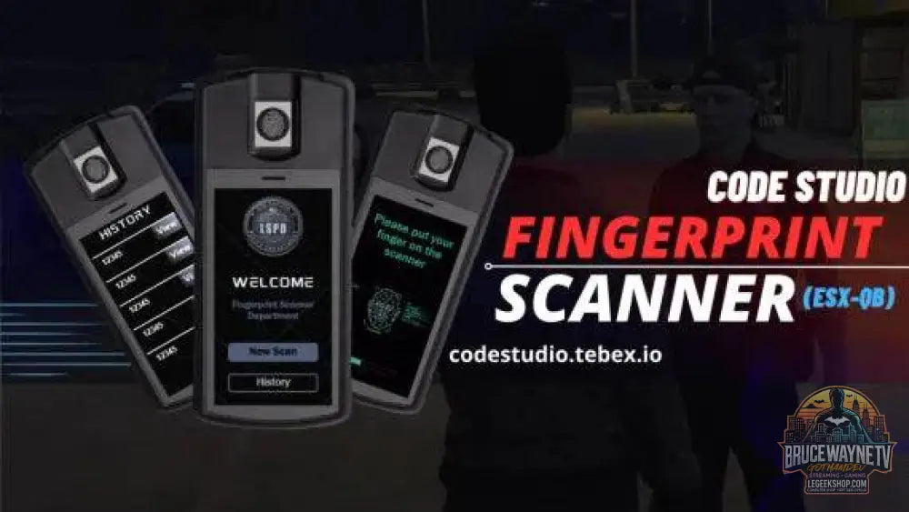 Fingerprint Scanner — mod fivem, photo principale LeGeekShop