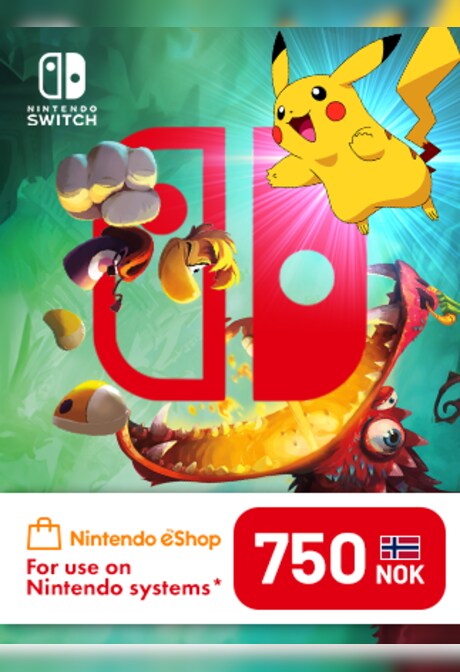 Nintendo eShop Card 750 NOK - Nintendo eShop Key - NORWAY