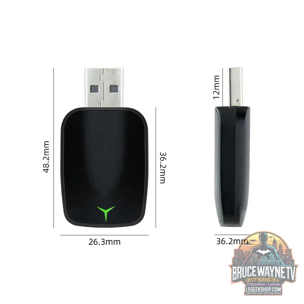 Adaptateur CarPlay Sans Fil & Android Auto 2-en-1 - Dongle WiFi 5GHz - Accessoires Auto & Tech
