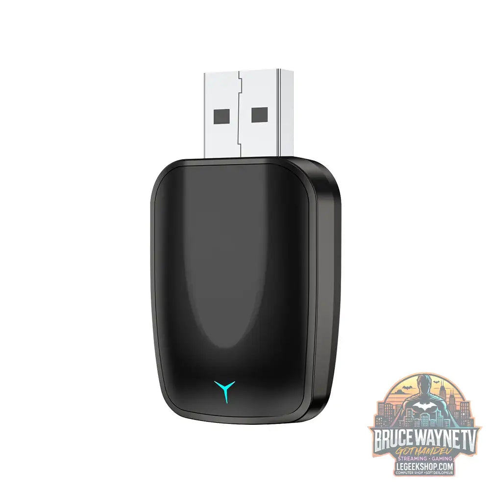 Adaptateur CarPlay Sans Fil & Android Auto 2-en-1 - Dongle WiFi 5GHz - all black - Accessoires Auto & Tech