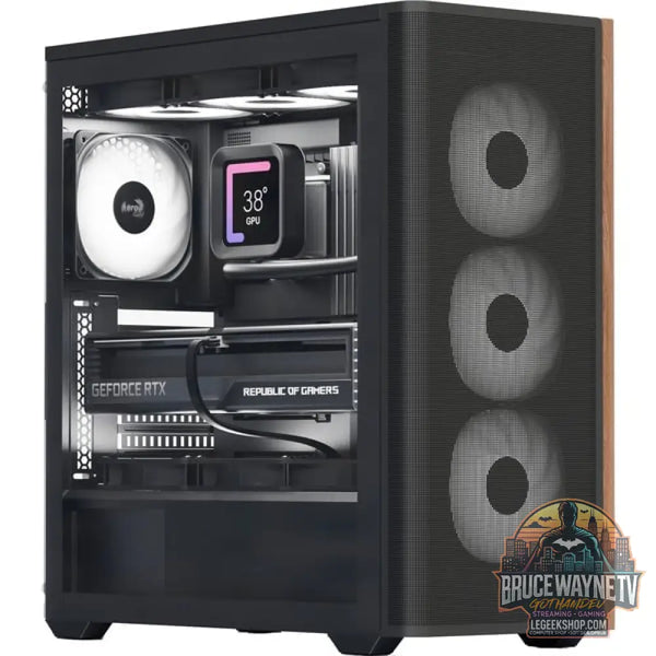 Aerocool D501A-G-BK-v2, Tower-Gehäuse - Aerocool