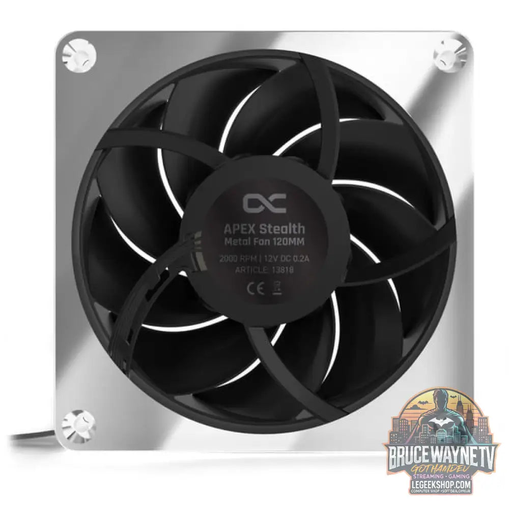Alphacool Apex Stealth Metal 120mm Lüfter 2000rpm, Gehäuselüfter - Alphacool - vue 3