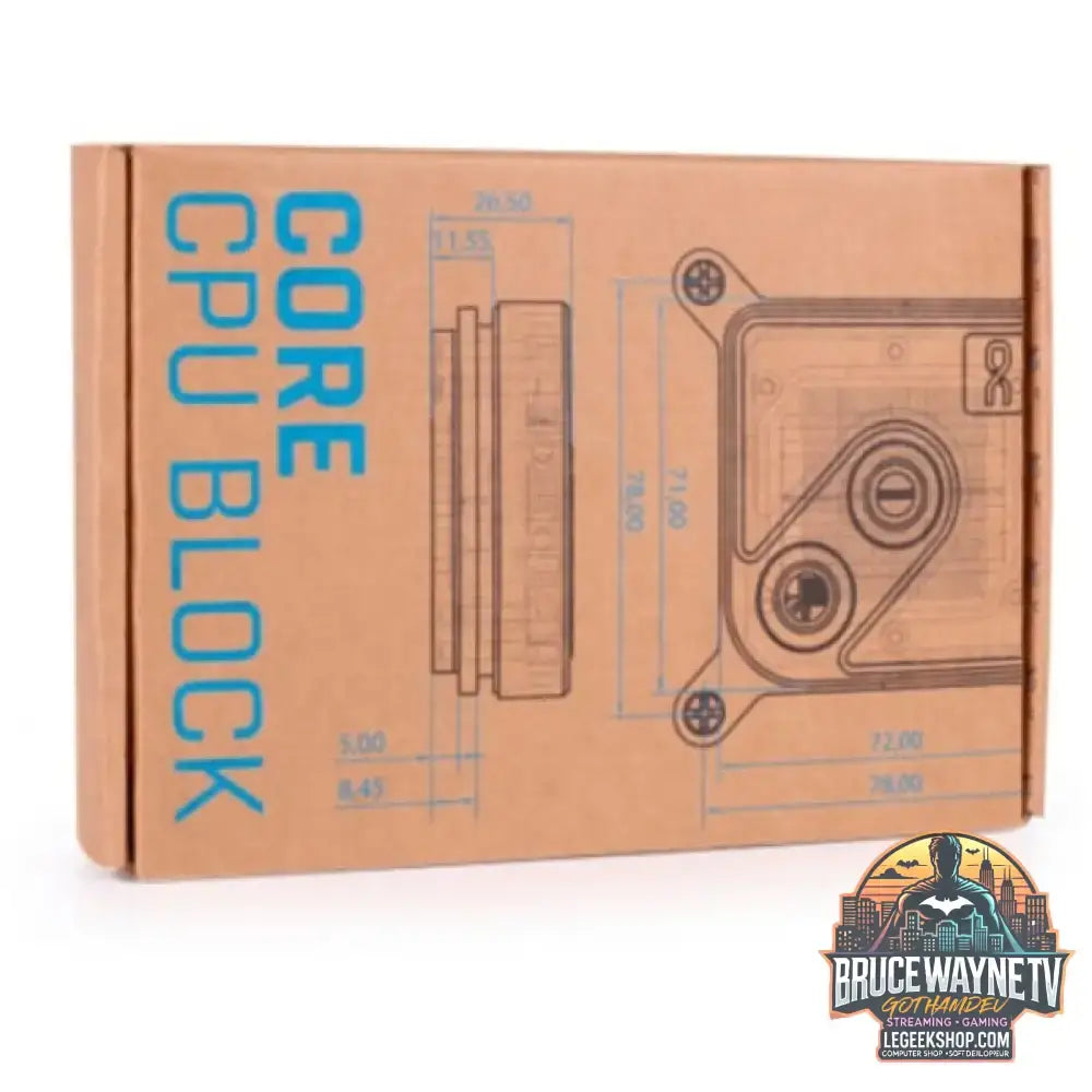Alphacool Core 1 Aurora Black, CPU-Kühler schwarz - Alphacool - vue 4