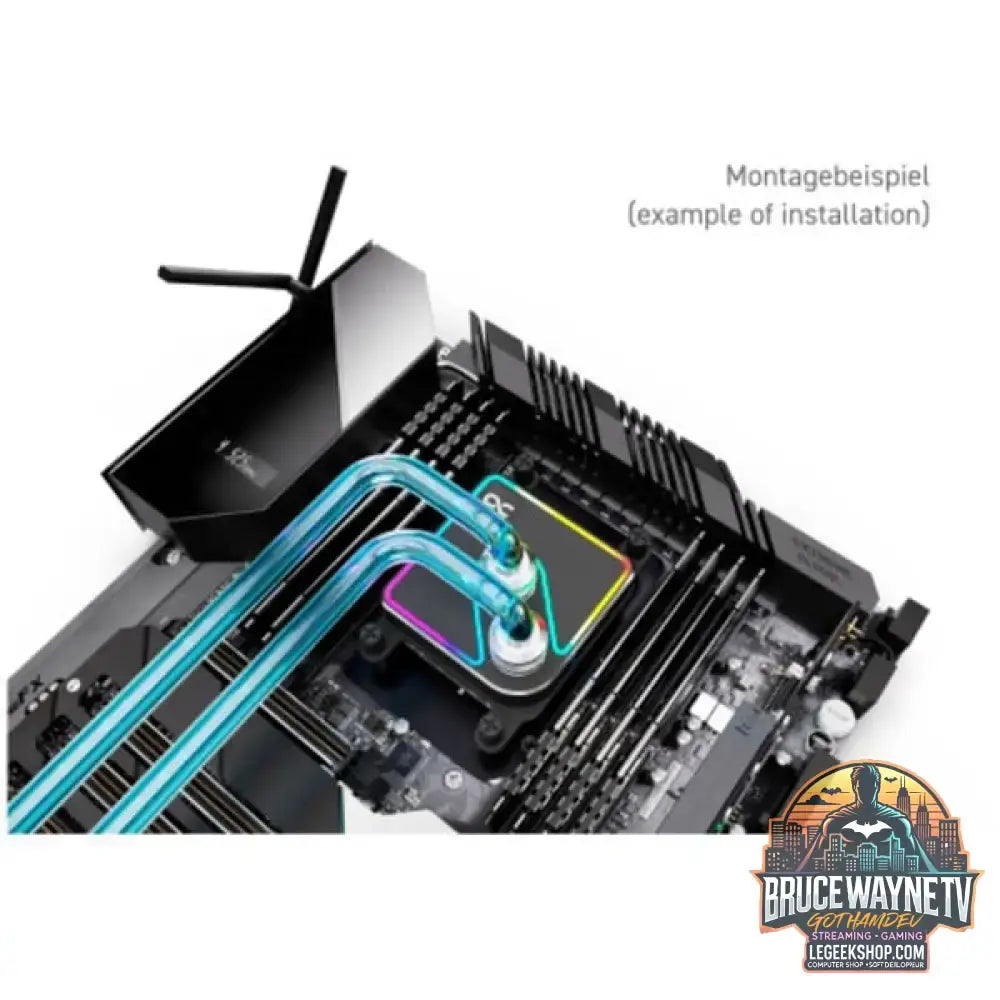 Alphacool Core 1 Aurora Black, CPU-Kühler schwarz - Alphacool - vue 5