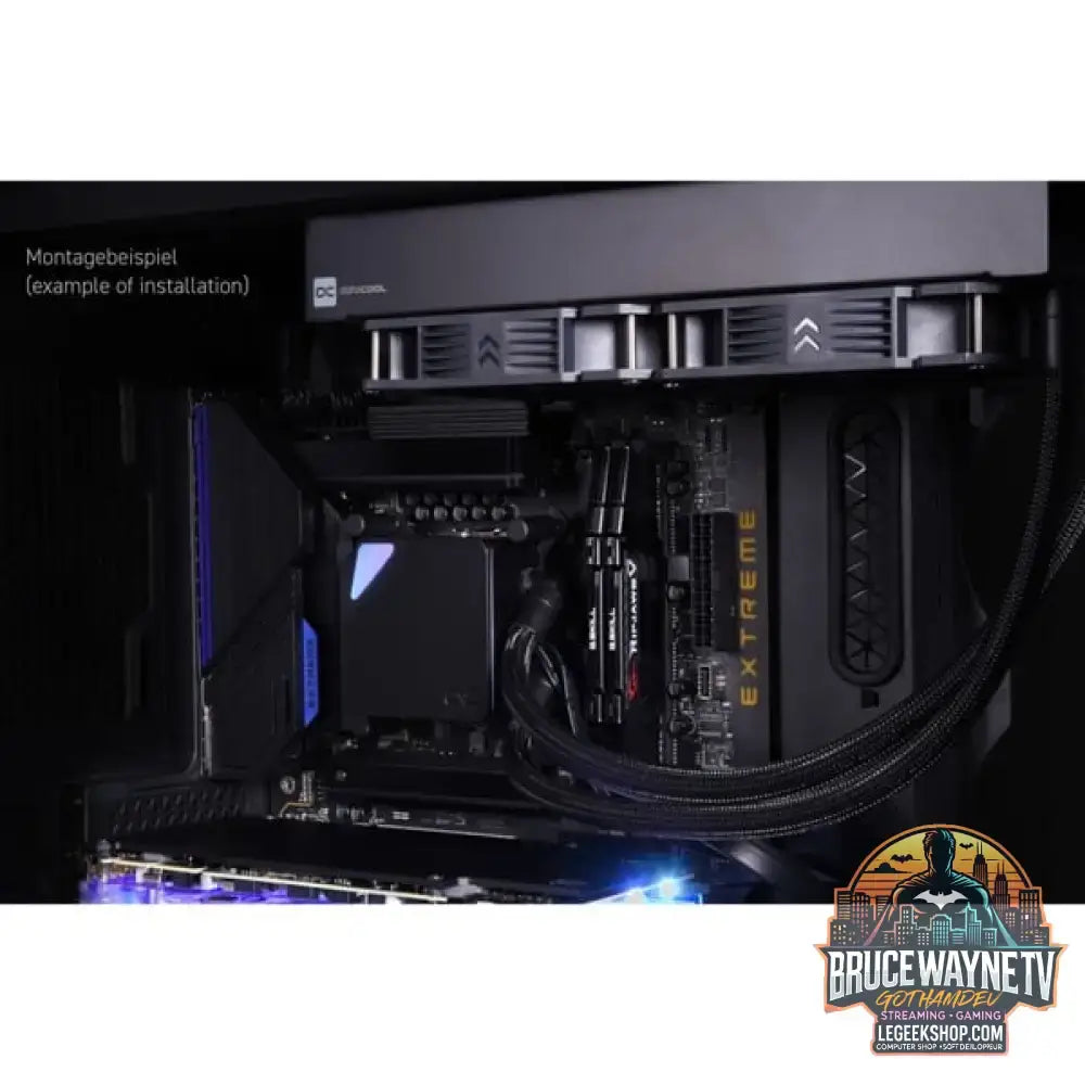 Alphacool Core Ocean T38 AIO 420mm, Wasserkühlung schwarz - Alphacool - vue 9