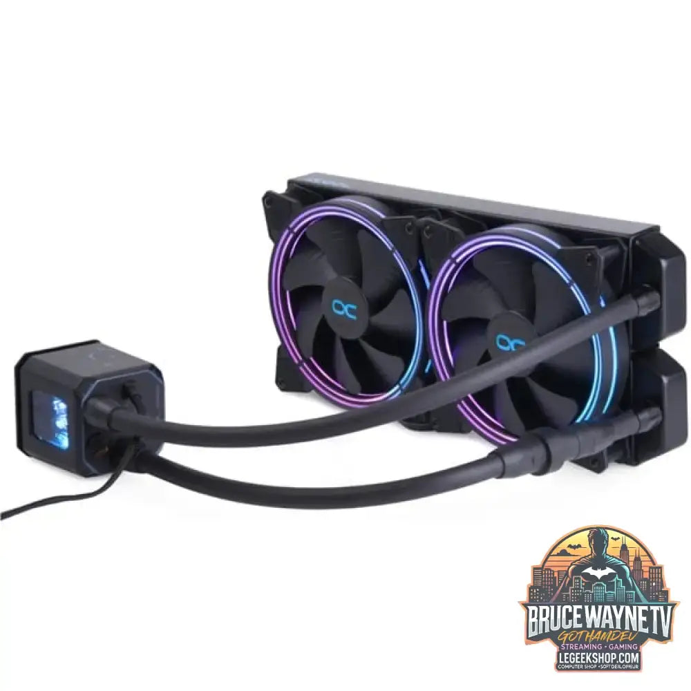 Alphacool Eisbaer Aurora 280 CPU - Digital RGB 280mm, Wasserkühlung schwarz - Alphacool - vue 3