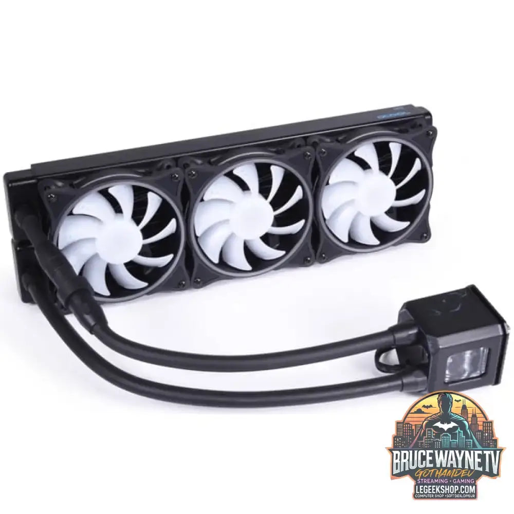 Alphacool Eisbaer Aurora HPE Edition 360 CPU AIO 360mm, Wasserkühlung schwarz - Alphacool - vue 2