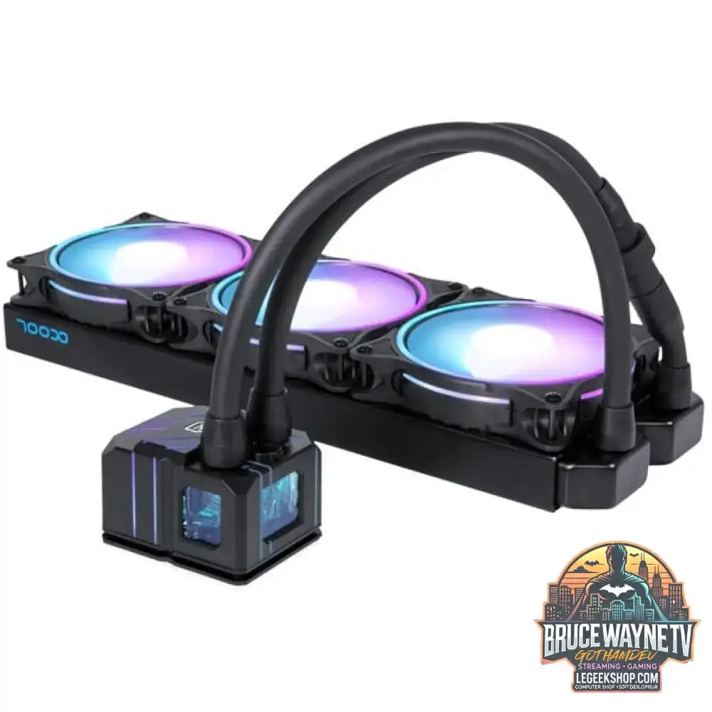 Alphacool Eisbär Pro Aurora 360 CPU 360mm, Wasserkühlung schwarz - Alphacool - vue 3