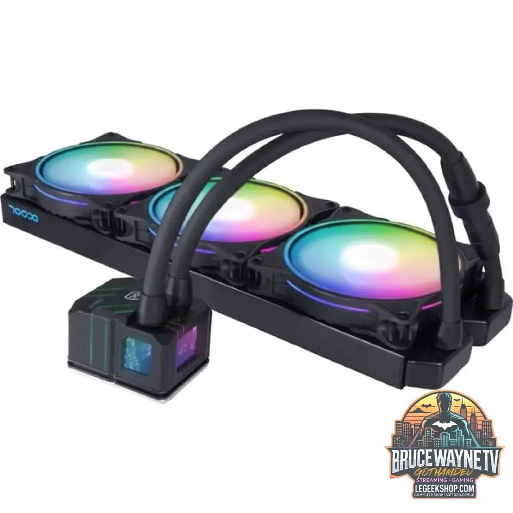 Alphacool Eisbär Pro Aurora 420 CPU 420mm, Wasserkühlung schwarz - Alphacool - vue 2