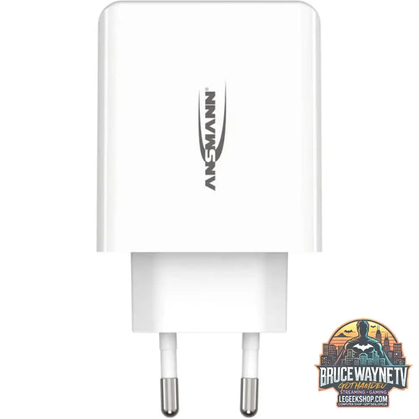 Ansmann Home Charger HC430, Ladegerät weiß, intelligente Ladesteuerung, Multisafe-Technologie - Stromquelle: Steckdose
