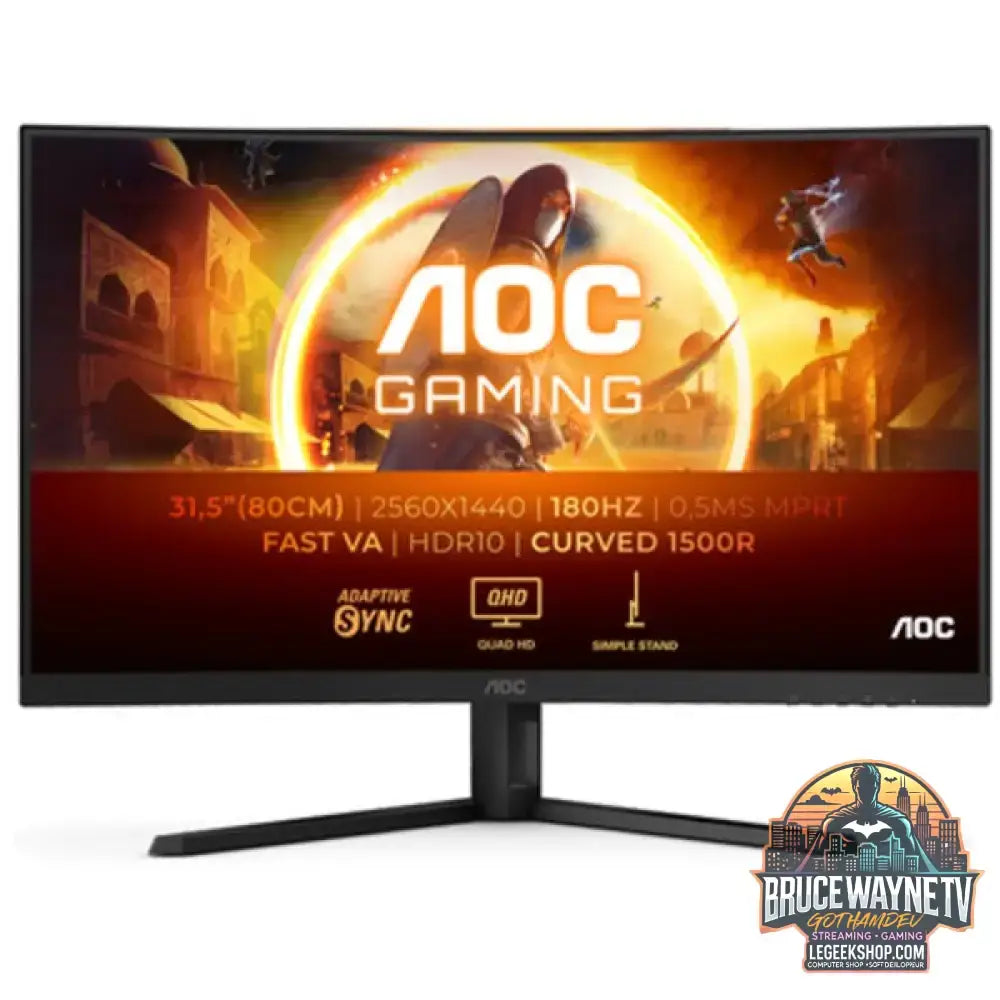 AOC CQ32G4VE 32" QHD/WQHD VA 180 Hz - AOC - vue 4