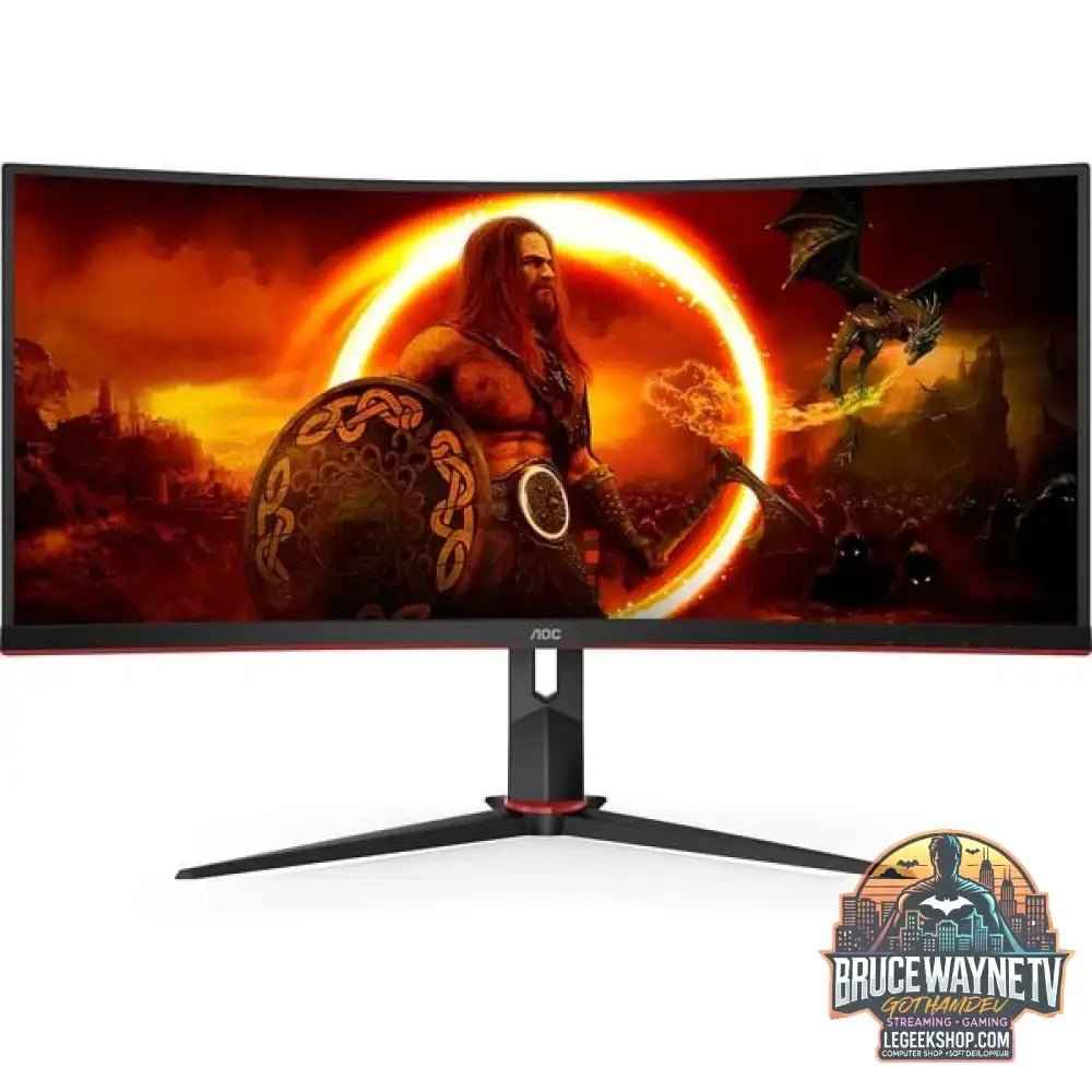 AOC CU34G2XP/BK 34" QHD/WQHD VA 180 Hz - AOC - vue 2