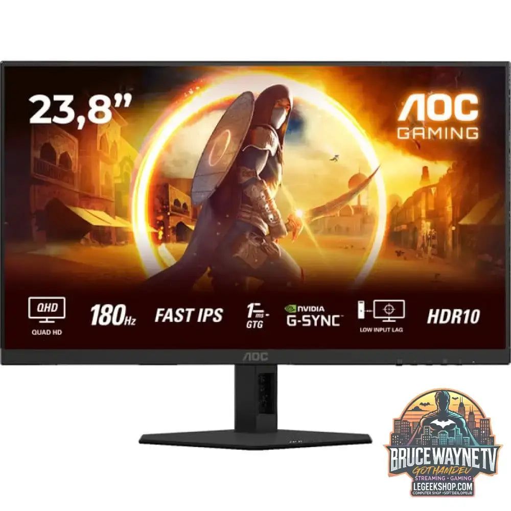 AOC Q24G4RE 23,8" QHD/WQHD IPS 180 Hz - AOC - vue 2
