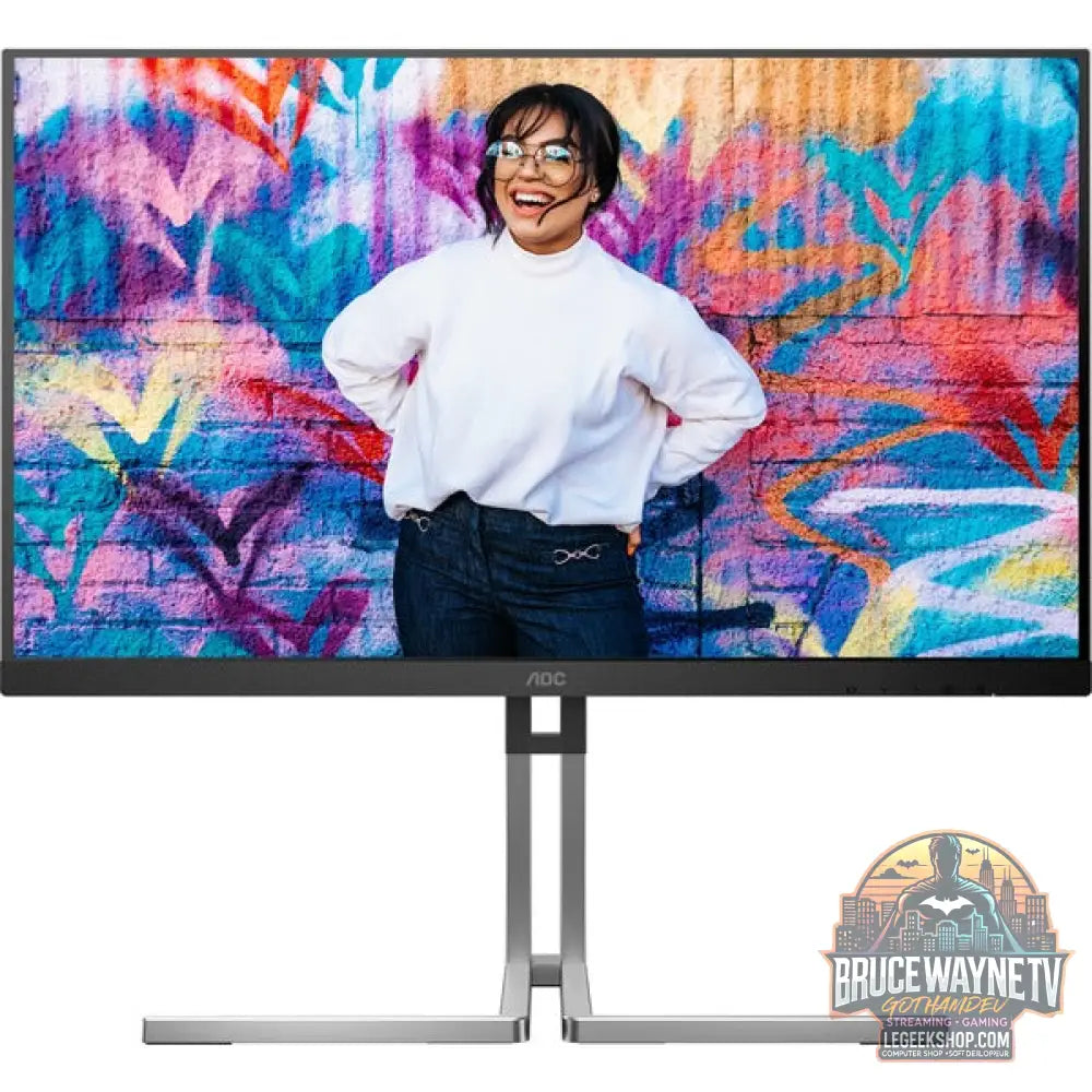 AOC Q27U3CV 27" QHD/WQHD IPS 75 Hz - AOC - vue 3