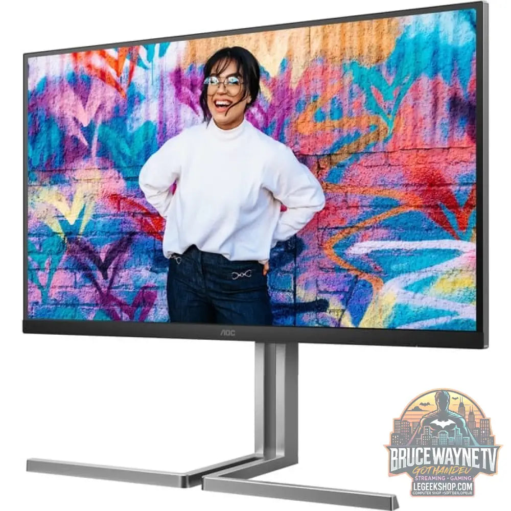 AOC U32U3CV 31,5" 3840 × 2160 px IPS 60 Hz - AOC - vue 6