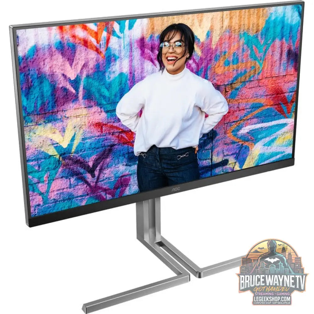AOC U32U3CV 31,5" 3840 × 2160 px IPS 60 Hz - AOC - vue 2