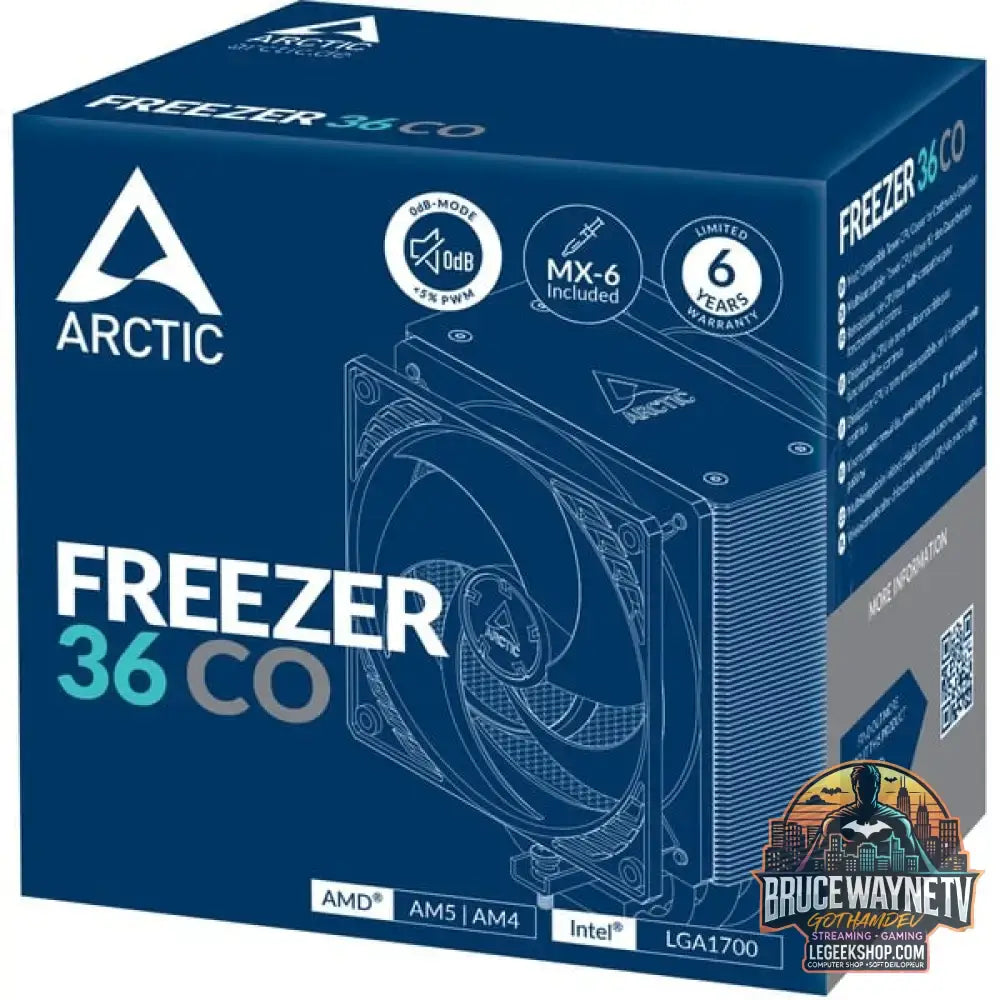 ARCTIC Freezer 36 CO, CPU-Kühler aluminium/schwarz, 120 mm - ARCTIC - vue 7