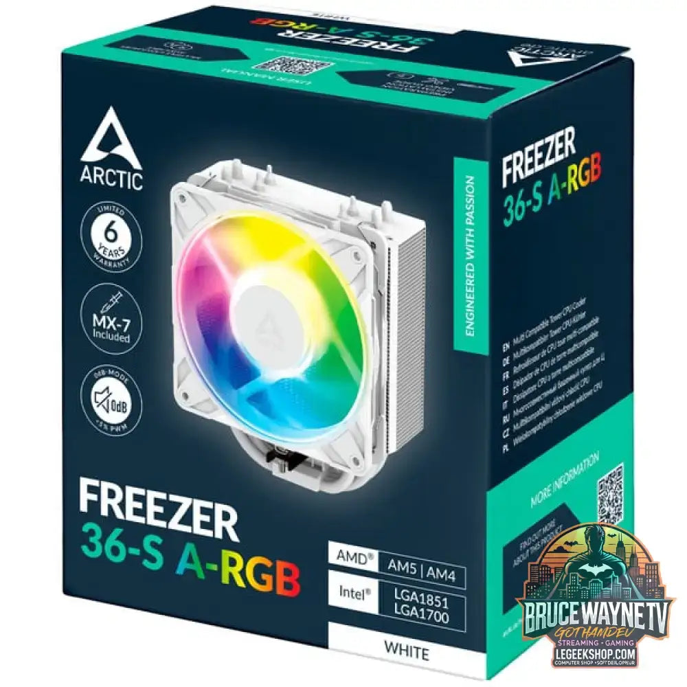 ARCTIC Freezer 36-S A-RGB White, CPU-Kühler weiß, 120 mm - ARCTIC - vue 7