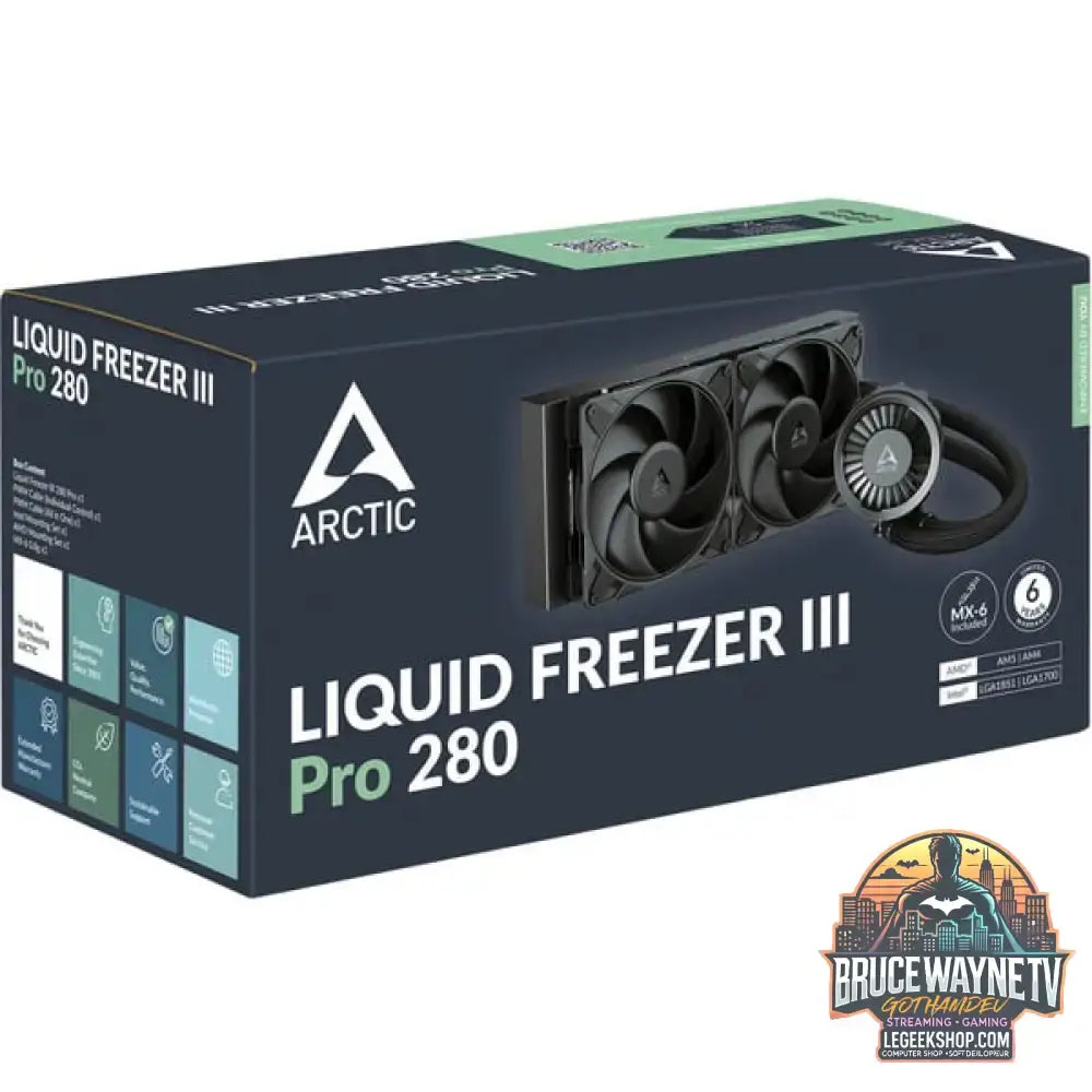 ARCTIC Liquid Freezer III Pro 280, Wasserkühlung schwarz - ARCTIC - vue 6