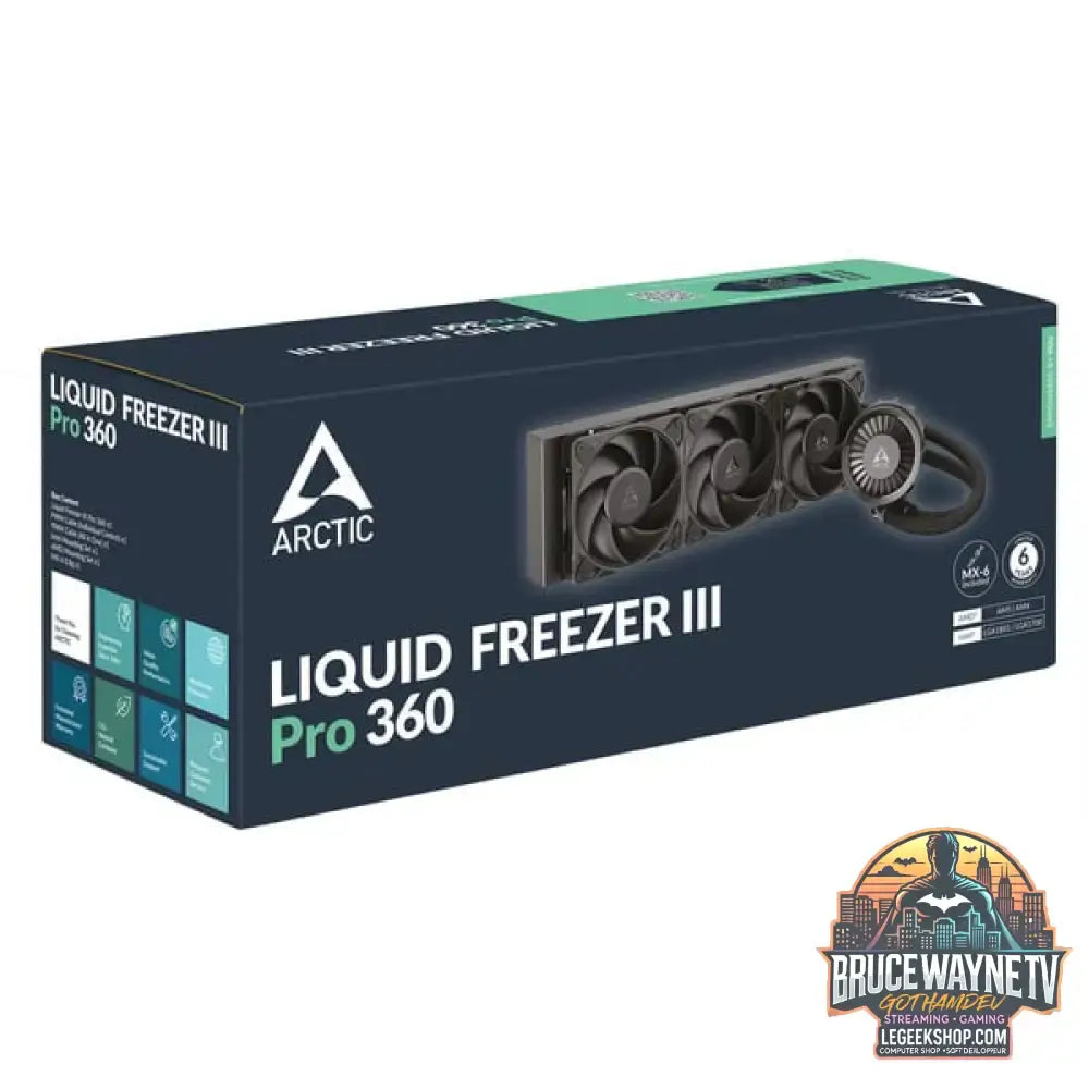 ARCTIC Liquid Freezer III Pro 360, Wasserkühlung schwarz - ARCTIC - vue 6
