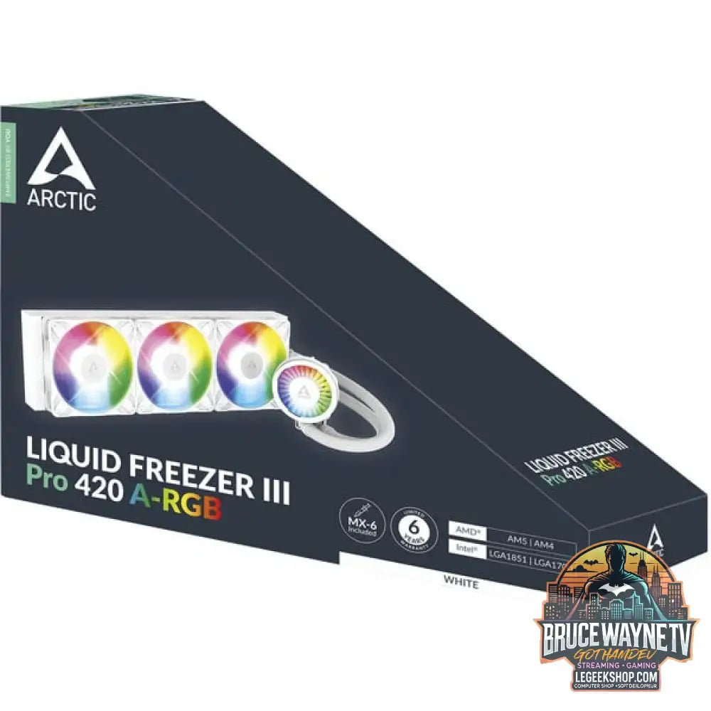 ARCTIC Liquid Freezer III Pro 420 A-RGB, Wasserkühlung weiß - ARCTIC - vue 6
