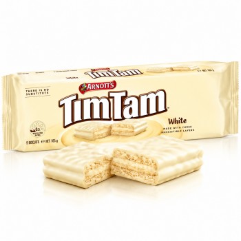 Arnott's Tim Tam White Biscuit 163 Gr x 24