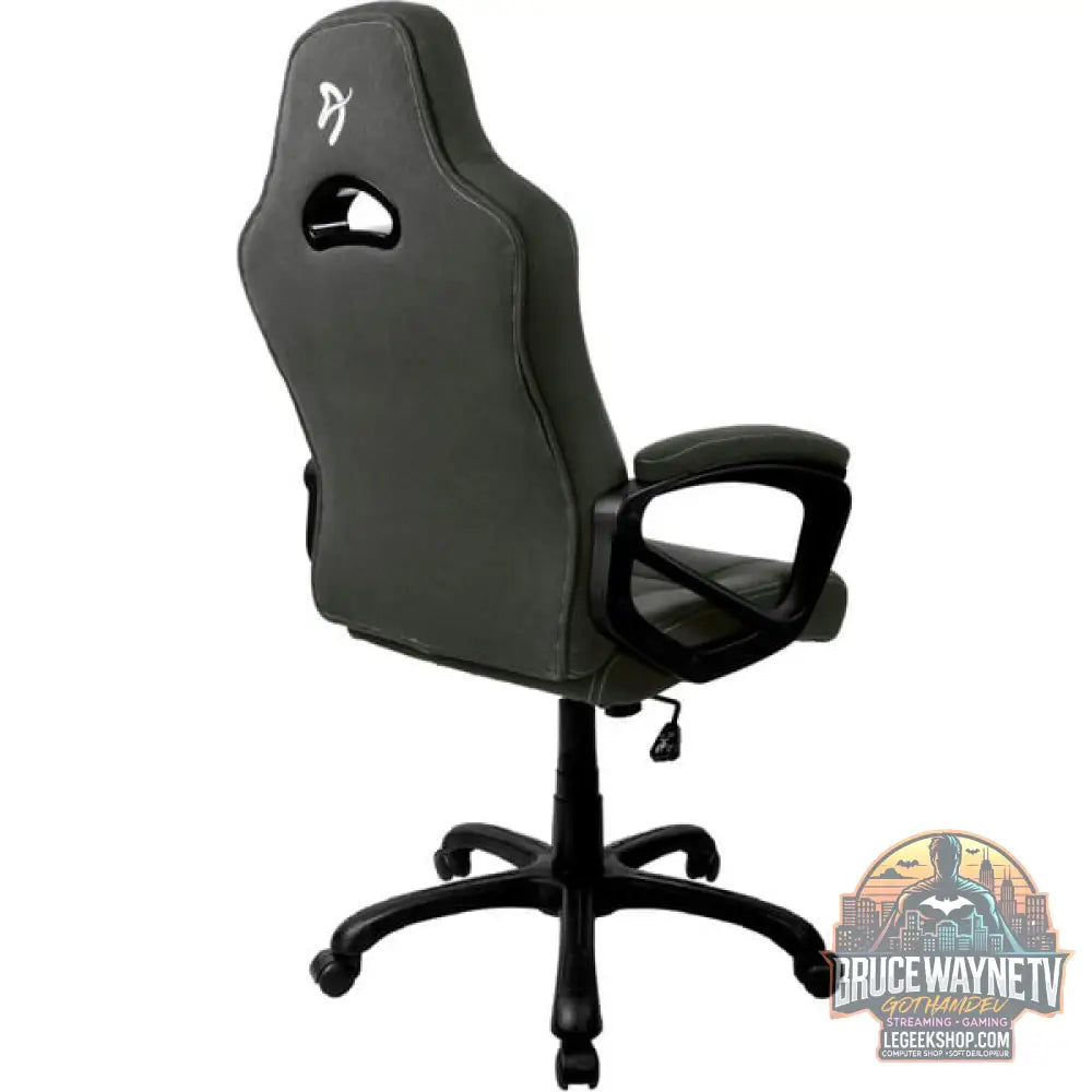 Arozzi Enzo Woven chaise gaming, tissu Black/Grey - Arozzi - vue 4