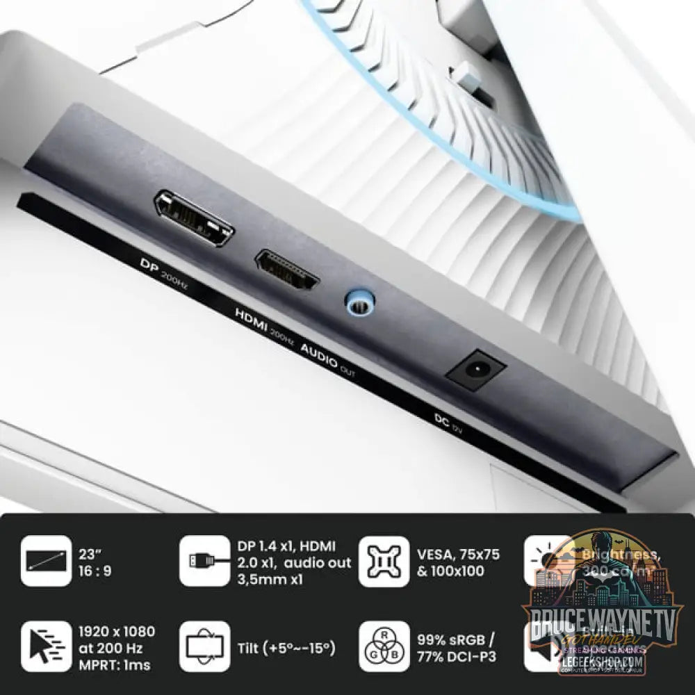 Arozzi Nova 24T1K200, Gaming-Monitor - vue 4