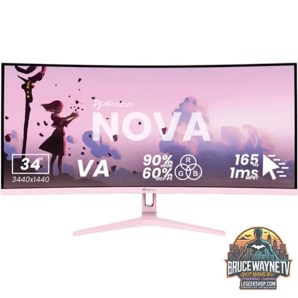 Arozzi Nova 34T2K165 34" QHD/WQHD VA 165 Hz - Arozzi