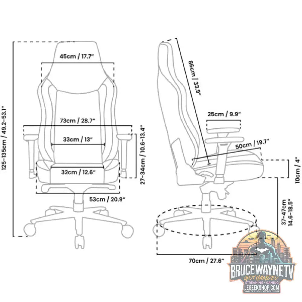 Arozzi Vernazza SoftFabric, chaise gaming - Arozzi - vue 7