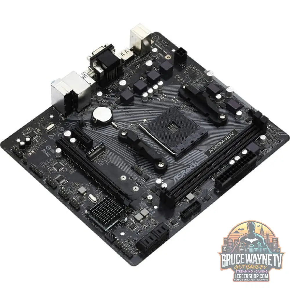 ASRock A520M-HDV, carte mère - ASRock - vue 2