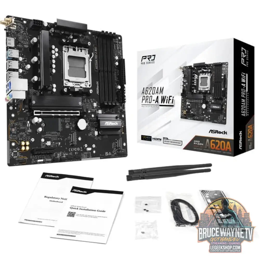 ASRock A620AM PRO-A WIFI, carte mère - ASRock - vue 7