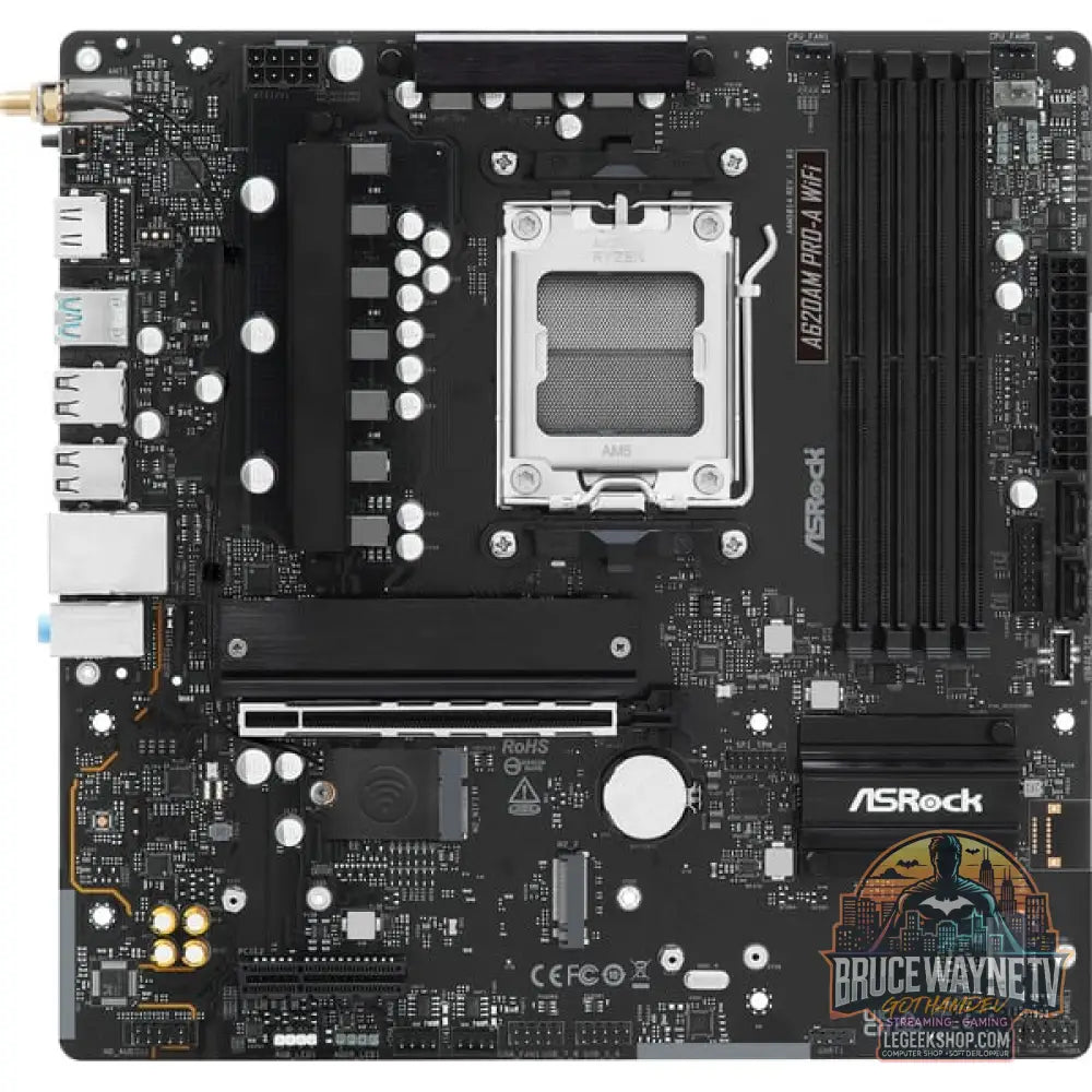 ASRock A620AM PRO-A WIFI, carte mère - ASRock - vue 3