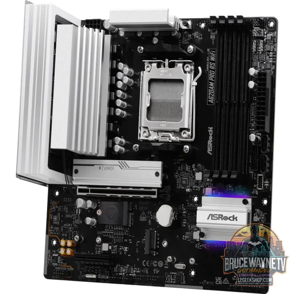 ASRock A620AM PRO RS WIFI, carte mère - ASRock - vue 4