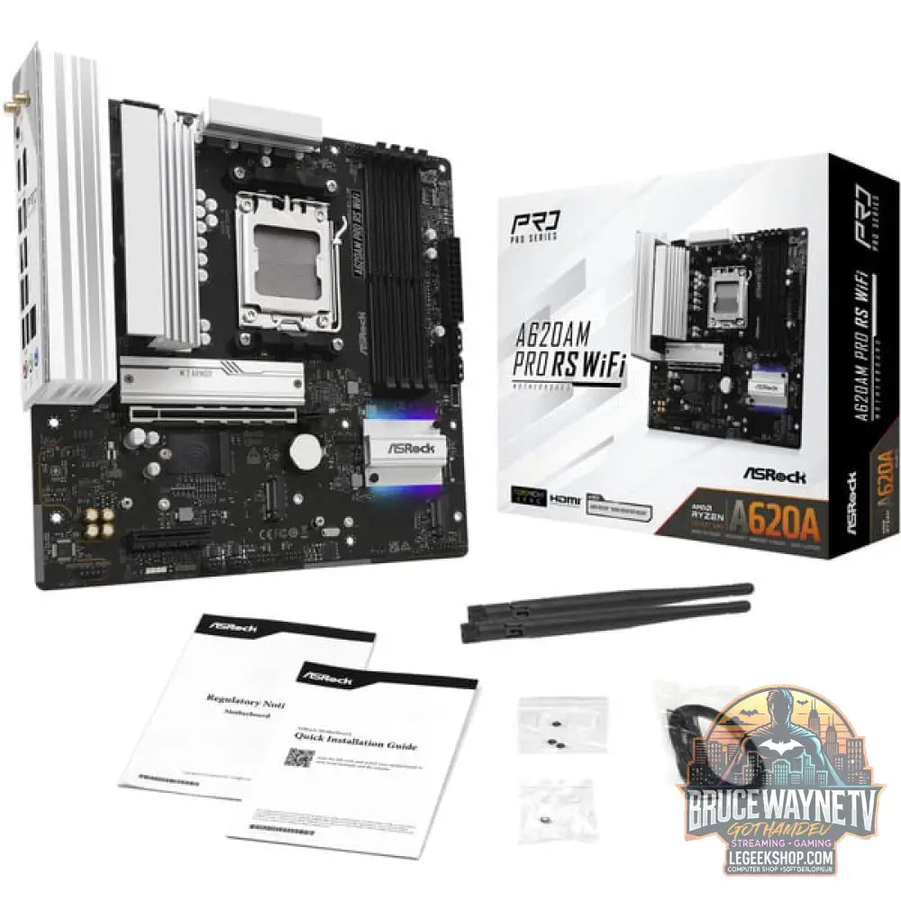 ASRock A620AM PRO RS WIFI, carte mère - ASRock - vue 7