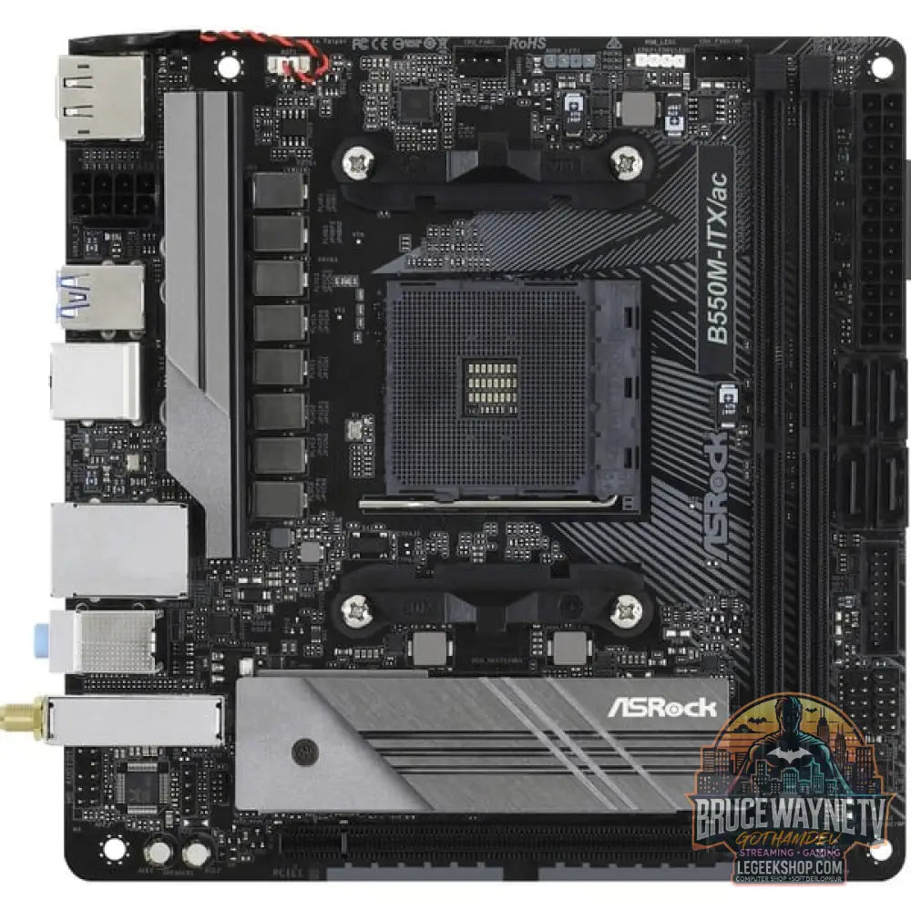 ASRock B550M-ITX/ac, carte mère - ASRock - vue 4