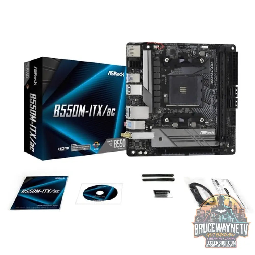 ASRock B550M-ITX/ac, carte mère - ASRock - vue 8