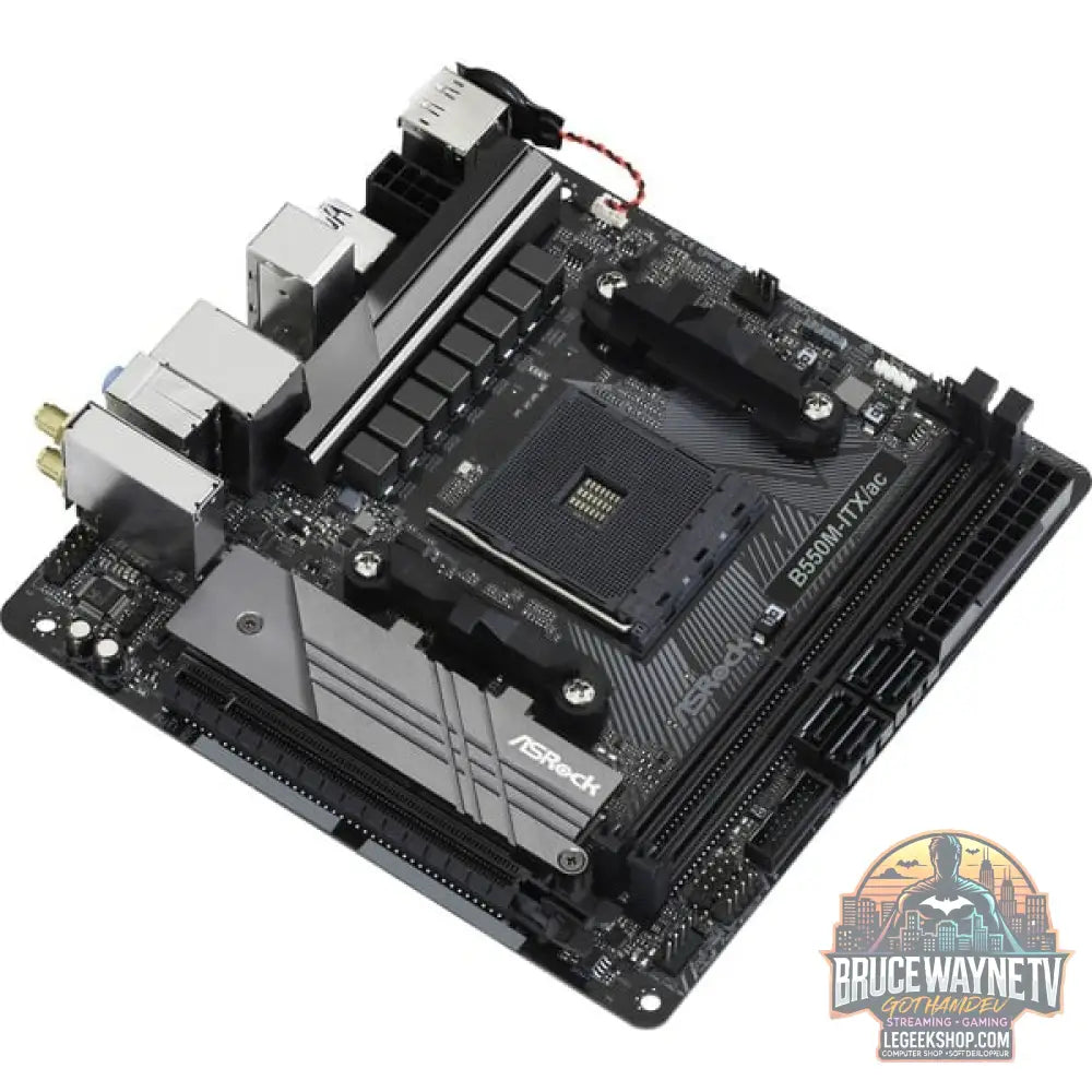 ASRock B550M-ITX/ac, carte mère - ASRock - vue 5