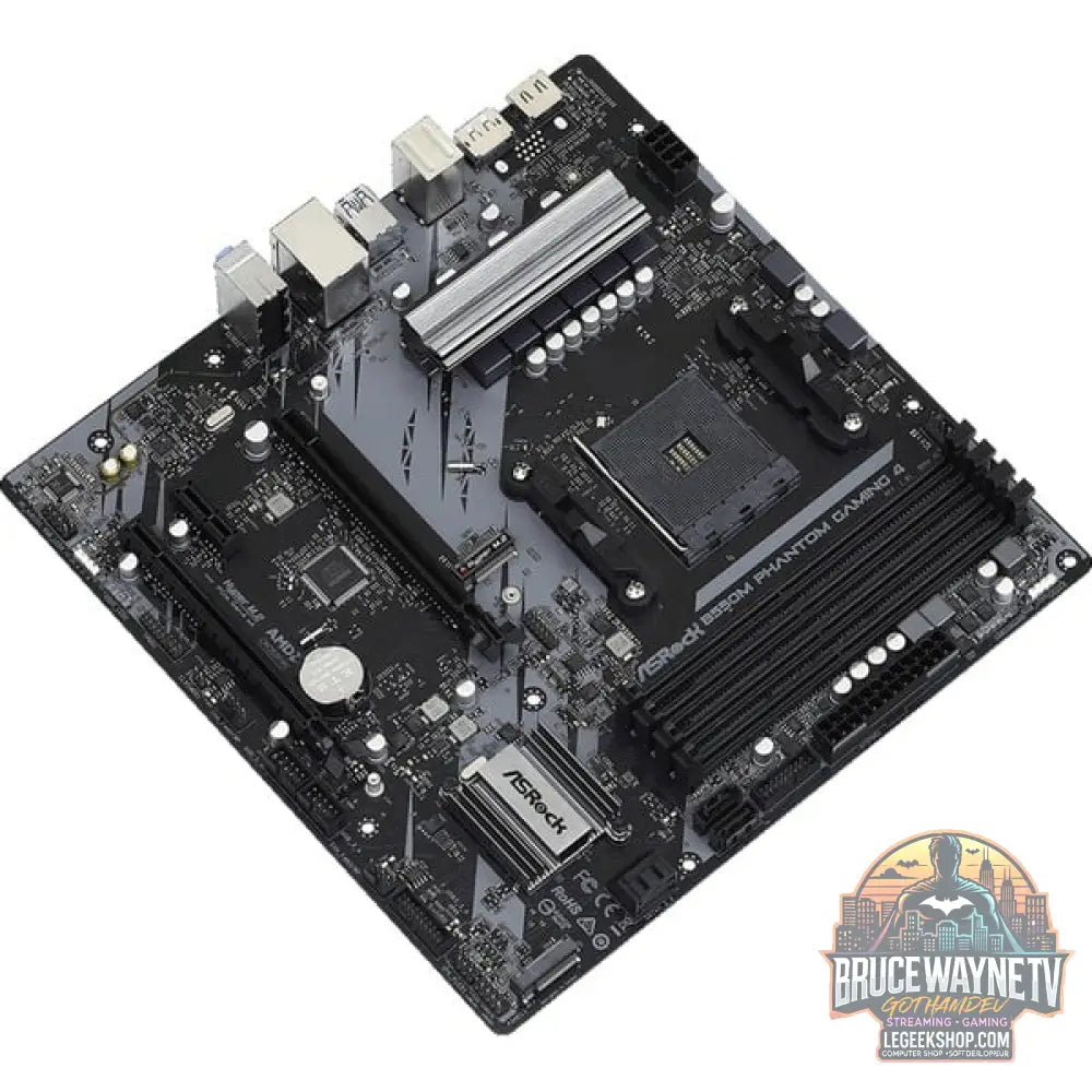 ASRock B550M PHANTOM GAMING 4, carte mère - ASRock - vue 4