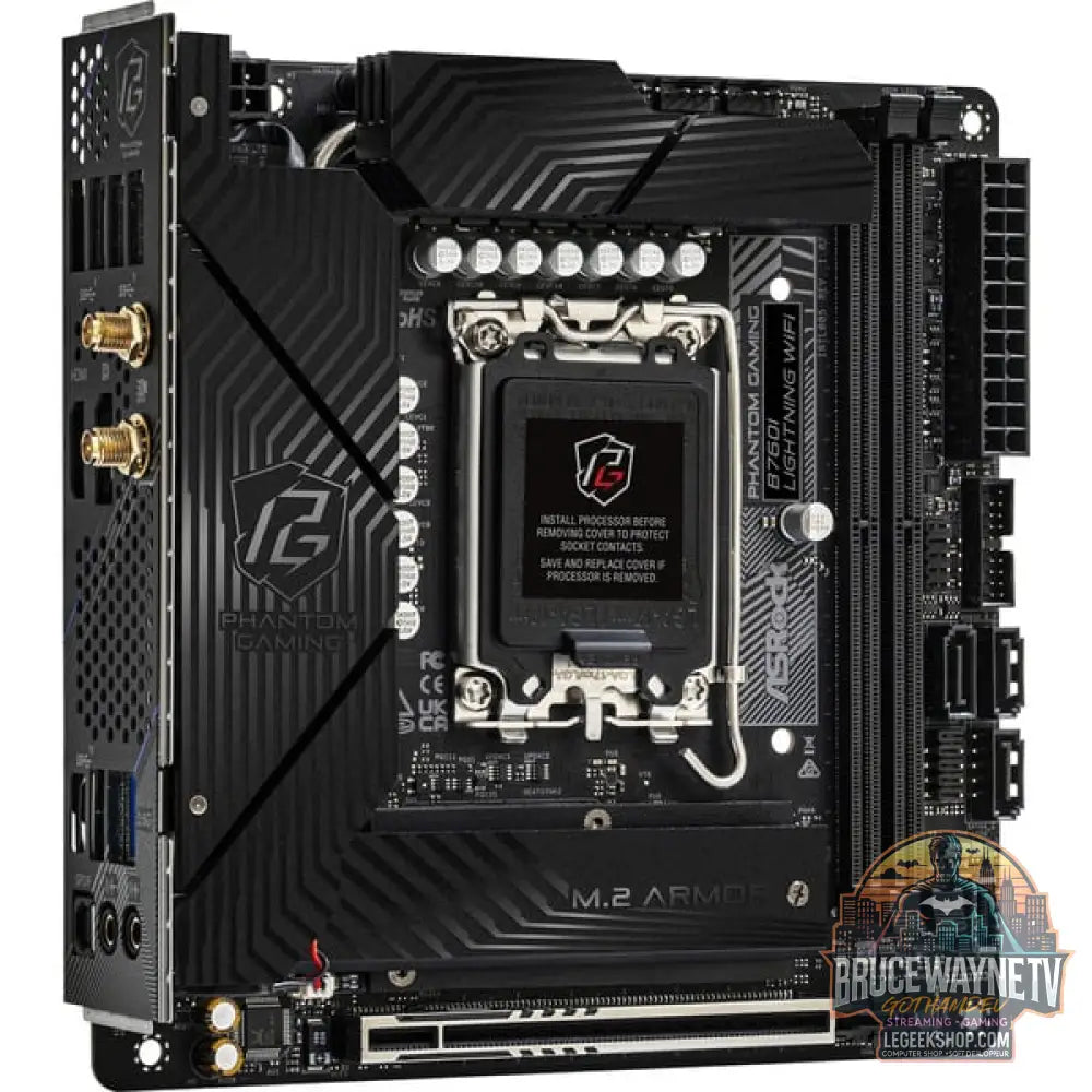 ASRock B760I LIGHTNING WiFi, carte mère - ASRock - vue 2