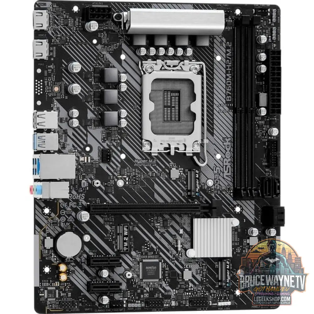 ASRock B760M-H2/M.2, carte mère - ASRock - vue 3