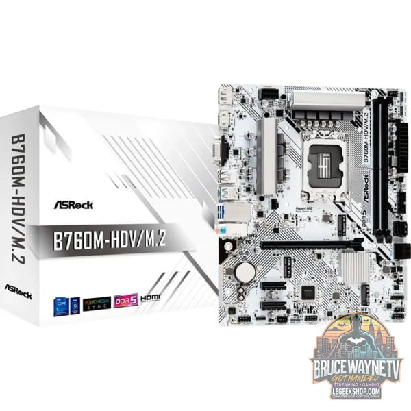 ASRock B760M-HDV/M.2 WHITE, carte mère - ASRock