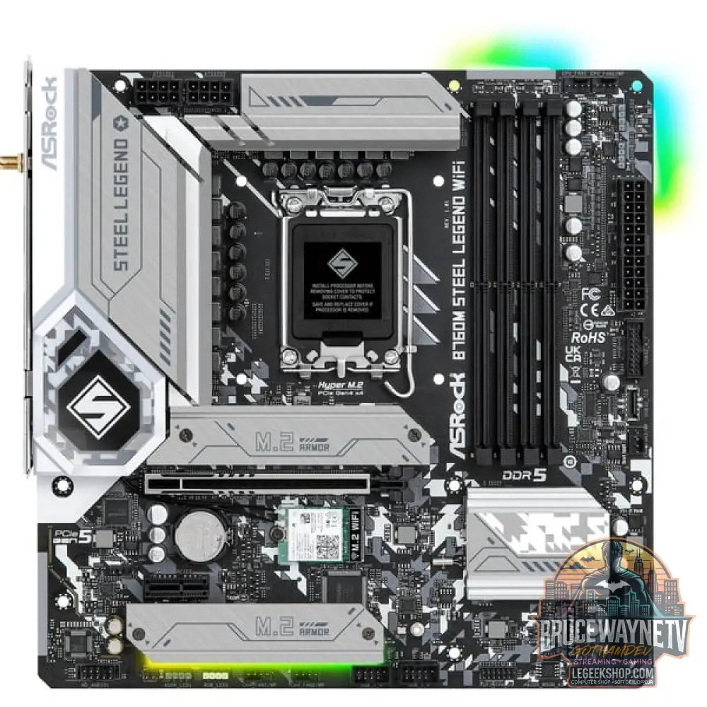 ASRock B760M Steel Legend WiFi, carte mère - ASRock - vue 2