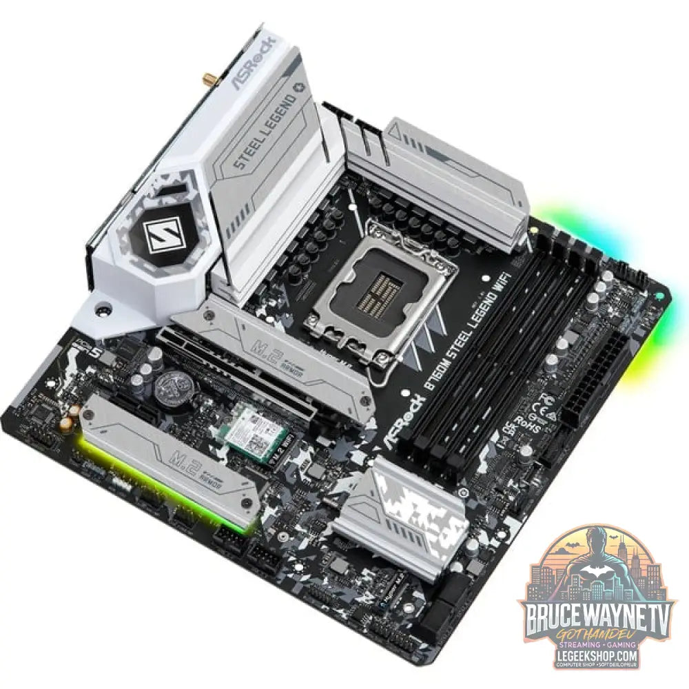 ASRock B760M Steel Legend WiFi, carte mère - ASRock - vue 4