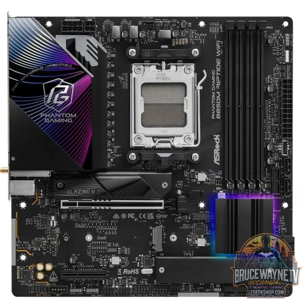 ASRock B850M Riptide WiFi, carte mère - ASRock - vue 3